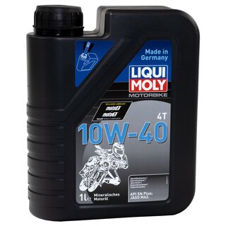 Maintenance package oil 2 liters + oil filter + spark plugs