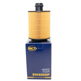 Motorl Set 5W-30 5 Liter + lfilter SH 4060 P + lablassschraube 48876