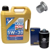 Engine Oil Set 5W-30 5 liters + Oilfilter SCT SM 5086 +...