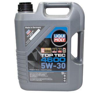 Engine Oil Set 5W-30 5 liters + Oilfilter SCT SH 4041 L + Oildrainplug 48876