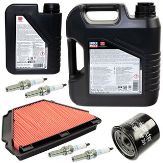 Maintenance Set oil 5 liters air filter + oil filter + spark plugs