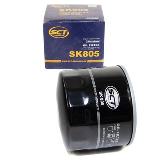 Engine Oil Set 5W-30 5 liters + Oilfilter SCT SK 805 + Oildrainplug 48876