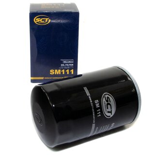 Engine Oil Set 10W-40 5 liters + Oilfilter SCT SM 111 + Oildrainplug 08277