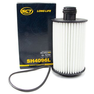Engine Oil Set 5W-30 5 liters + Oilfilter SCT SH 4096 L + Oildrainplug 48881