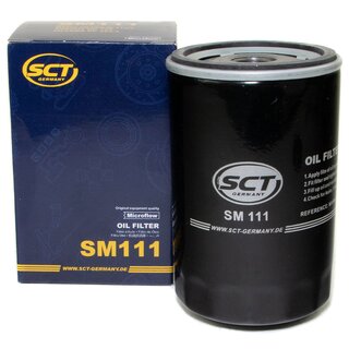 Engine Oil Set 5W-30 5 liters + Oilfilter SCT SM 111 + Oildrainplug 03272