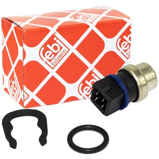 Coolant temperature sensor with seal and retaining spring 39142