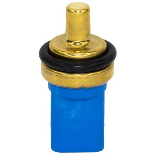 Coolant temperature sensor with seal and retaining spring 36066