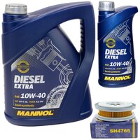 Motor oil set of Engine oil MANNOL Diesel EXTRA 10W40 API...