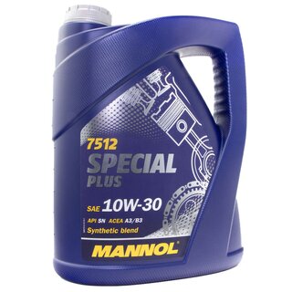 Motorl Set Motorl MANNOL 10W-30 Special Plus API SN 6 Liter + lfilter SM 107/1