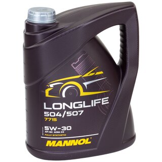 Motorl Set Motorl MANNOL 5W30 Longlife API SN 6 Liter + lfilter SH 4771 L