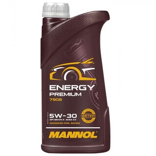Motorl Set Motorl MANNOL Energy Premium 5W-30 API SN 6 Liter + lfilter SM 5084