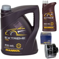 Motor oil set of Engine oil MANNOL Extreme 5W-40 API...