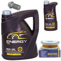 Motor oil set of Engine Oil MANNOL Energy 5W-30 API SN/...