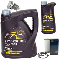 Motor oil set of Engine oil MANNOL 5W-30 Longlife API SN...