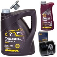 Motor oil set of Engine Oil MANNOL Diesel Turbo 5W40 API...