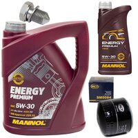 Motor oil set of Engine Oil MANNOL Energy Premium 5W-30...