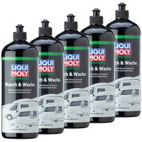 Camping washing shampoo & wax 21809 Liqui Moly 5 X 1 liter